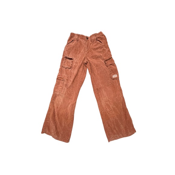 BDG Urban Outfitters Pants - BDG Urban Outfitters Corduroy Cargo‎ Pants Rust Orange Wide Leg Women's Size S